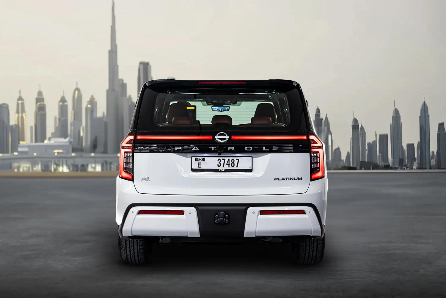 nissan patrol platinum rental in dubai